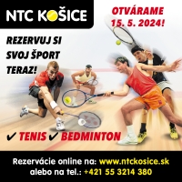 NTC Košice sporty léto 2024