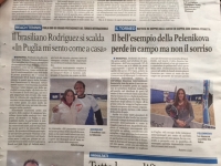 O Slovenke písali talianske médiá (vpravo)